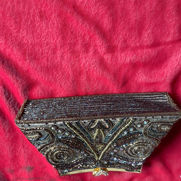 Beaded handbag clutch - Picture 4 of 5